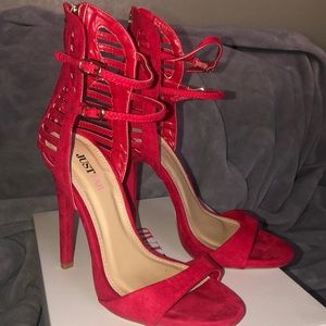 Justfab Red heels